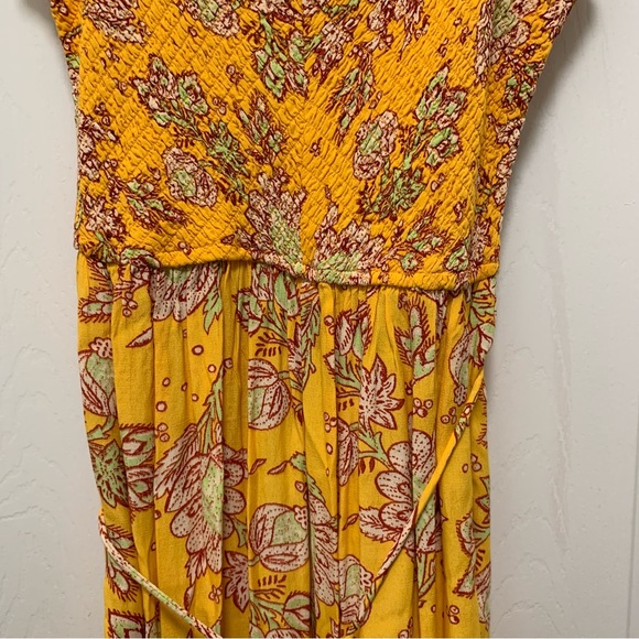NWT Free People Little Of Your Love Jumpsuit in Marigold Combo - Picture 13 of 16